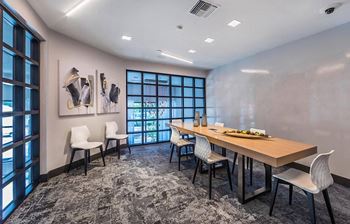 Conference room at 808 West Apartments in San Jose CA
